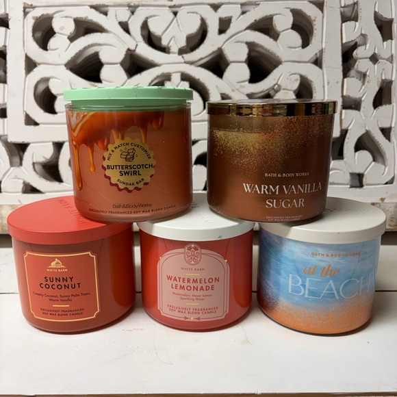 BBW 3 wick candles - Picture 3 of 5